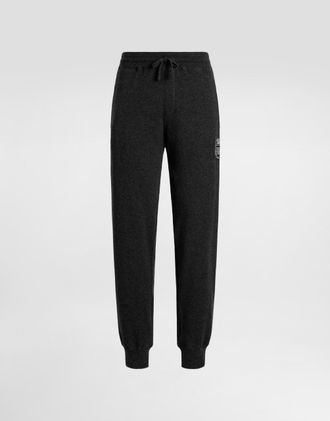 Dolce & Gabbana Smooth Cashmere Trousers - Man Pants And Shorts Gray 48