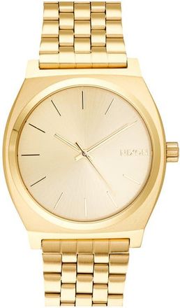 Nixon The Time Teller Bracelet Watch, 37mm in Gold at Nordstrom