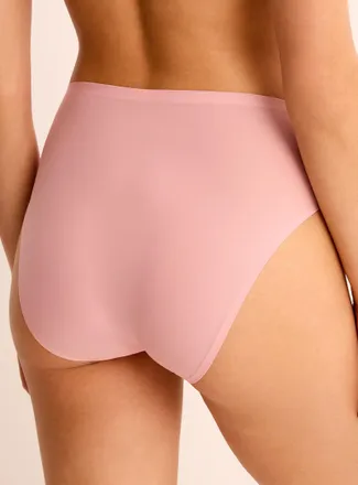 Chantelle Womens Soft Stretch high-cut high-waist bikini panty Nylon