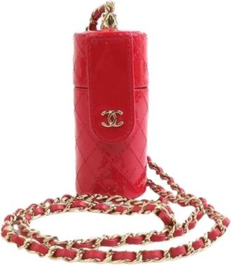 Chanel Pre-owned Mini Bags, female, Red, Size: ONE SIZE Pre-owned Lipstick Case