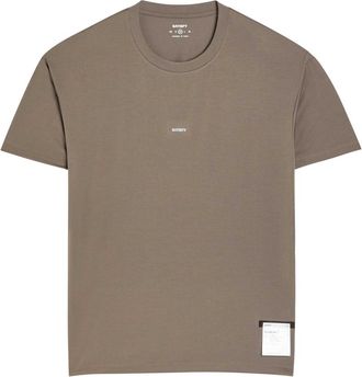 SATISFY Auralite Logo Jersey T-shirt - Beige - XL
