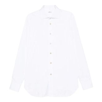 Kiton Overhemden, Heren, Wit, 5Xl, Casual Shirt
