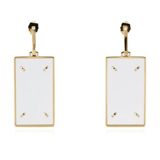 Maison Margiela Earrings, unisex, Yellow, Size: ONE SIZE Four Stitches Earrings