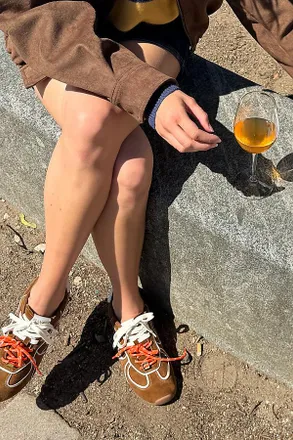 Naked Wolfe Adored Suede Sneakers