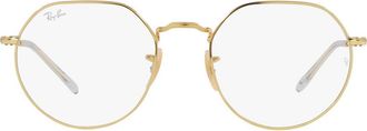 Ray-Ban Jack 53mm Polarized Sunglasses in Gold Flash at Nordstrom