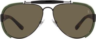Polo Ralph Lauren Aviator Full Rim Sunglasses - Green