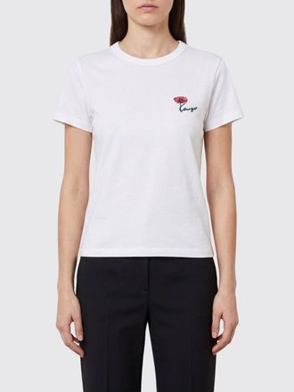 Kenzo T-shirt slim fit in cotone con logo a contrasto