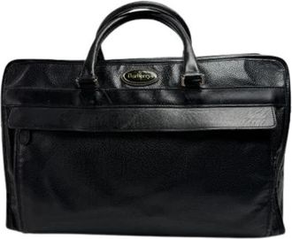Burberry Pre-owned Vintage Reistas - Dames - Vintage Handtas - Zwart - ONE Size - Leer - Vintage