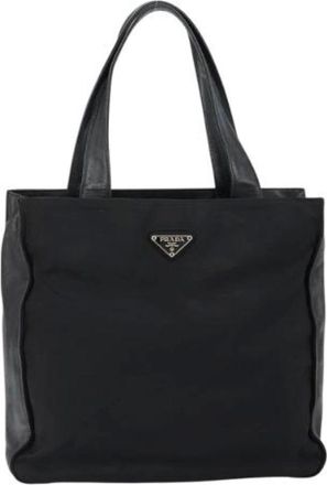 Prada Pre-owned Tote Bags, female, Black, Size: ONE SIZE Pre-owned Vintage Tote Bag