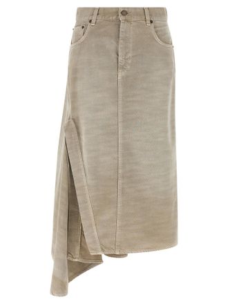 Haikure Cotton Midi Womens Skirt
