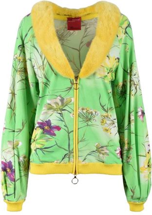 Blumarine Salvatore Piccione cardigan - Dames - Vesten - Groen - L - Truien & Vesten