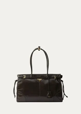 Prada Bonnie Leather Shoulder Bag