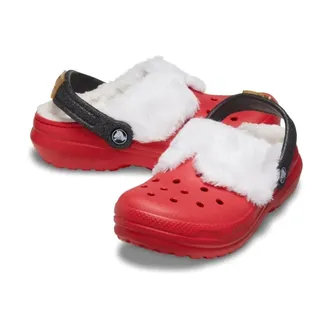 Crocs Classic Lined Santa 210933-6WE Clogs Red White Casual Shoes KFC720