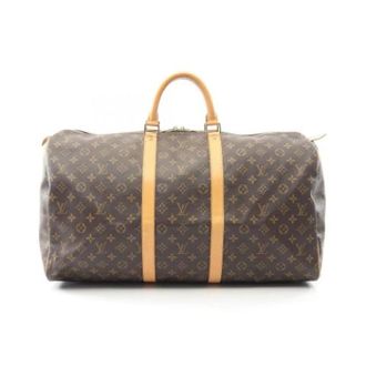 Louis Vuitton Vintage, unisex, Bruin, ONE Size, Pre-owned Canvas Weekendtas