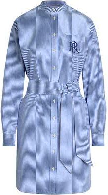 Ralph Lauren STRIPED BELTED BROADCLOTH SHIRTDRESS
