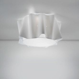 Linea Zero Plaf&oacute;n 5 Luces Blanco Cm. 60x32h