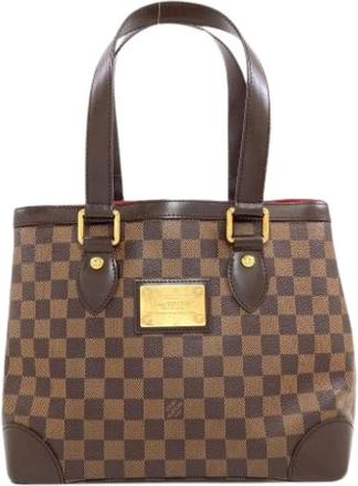 Louis Vuitton Pre-owned Handbags, female, Brown, Size: ONE SIZE Pre-owned Damier Canvas Tote