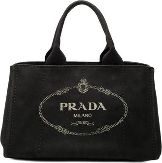 Prada Pre-owned Prada Canvas Canapa Logo Satchel Ladies 0R46QORSXU0L0SUH