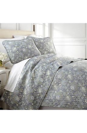 Southshore Fine Linens Luxury Premium Collection Ultra-Soft Quilt Cover Set in Blossom Blue at Nordstrom Rack, Size Twin/twin Xl
