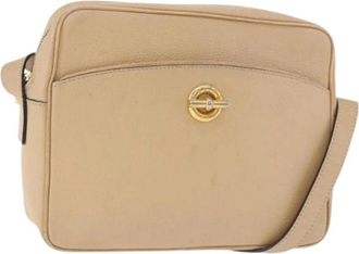 Celine Pre-owned Vintage Schoudertas - Dames - Vintage Schoudertas - Beige - ONE Size - Leer - Vintage