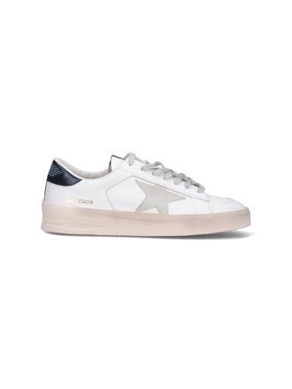 Golden Goose Low-Top Sneakers with Suede Star Patch