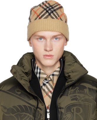 BURBERRY - □美品□BURBERRY バーバリー ニットキャップ ロゴ