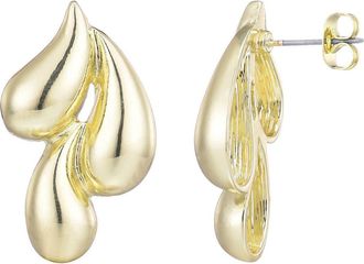 Adornia Triple Teardrop Stud Earrings in Gold at Nordstrom Rack