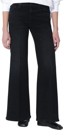 Mother The Roller Sneak Jeans - Dames - Loose Fit Jeans - Zwart - W27 - Jeans