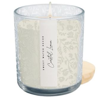 Sweet Water Decor Spring and Summer 12 oz Candle in Coastal Lemon at Nordstrom