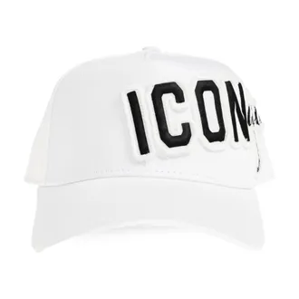Dsquared2 Caps, female, White, Size: ONE SIZE Classic Baseball Cap