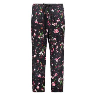 Diesel Straight Trousers, male, Black, Size: L Modern pants with elegant floral pattern