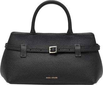 Manu Atelier Le Cambon 25 - Dames - Handtassen - Zwart - ONE Size - Leer - Tassen