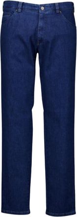 Meyer Blauwe Chino Dublin Stijl - Heren - Slim Fit Jeans - Blauw - 2XL - Jeans