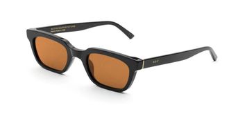 Retro Superfuture GIUSTO REFINED SU5 Mens Sunglasses Black Size 50