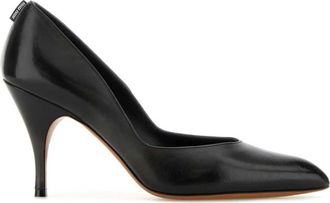 Miu Miu Black Leather Heels