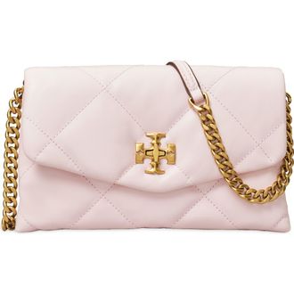 Tory Burch Kira Diamond Quilt Crossbody in Rose Salt at Nordstrom