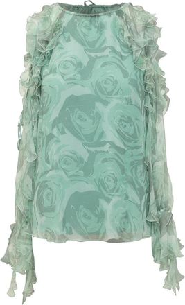 Pinko Saiak Blouse - Dames - Blouses - Veelkleurig - S - Polyester - Overhemden