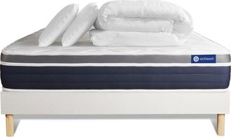 Actisom Pack Colch&oacute;n Blanco L&aacute;tex Y Espuma Viscoel&aacute;stica 140 X 200