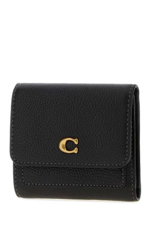 Coach Pebble Wallet - Black