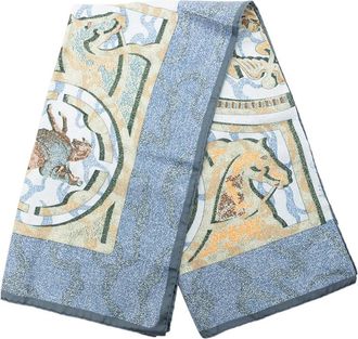 Herm&egrave;s Pre-owned Hermes Alfred De Dreux Peintre du Cheval Silk Scarf Ladies KSNLOZDNODR3NGC5