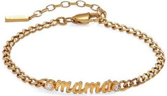 Alex and Ani Mama Curb Chain Bracelet in Gold at Nordstrom