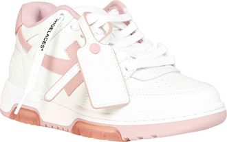 Off-white Womens Sneakers Out Of Office White Bovine Leather (top Grain) Trainers