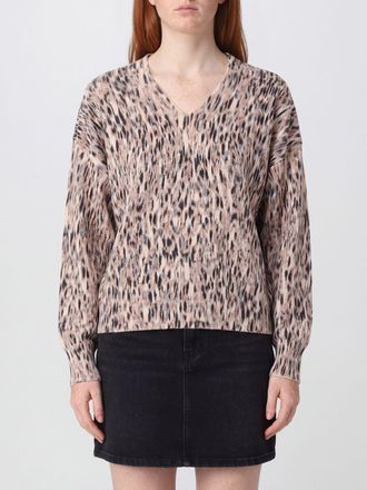 Liu Jo Maglia in misto lana con stampa Paisley e scollo a V