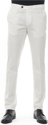 Canali Slim Fit Chino Broek - Heren - Chinos - Wit - 5XL - Katoen - Broeken