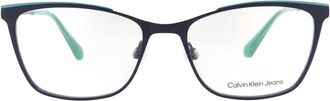 Calvin Klein Demo Square Ladies Eyeglasses CKJ21207 410 53