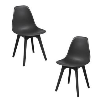 Regalos Miguel Packs Sillas Comedor - Pack 2 Sillas Kelen Suprym - Negro