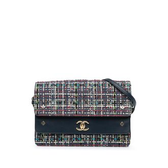 Chanel Tweed Flap Schoudertas