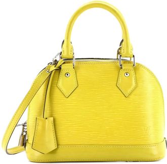 Louis Vuitton Alma Handbag Epi Leather BB satchel - Geel