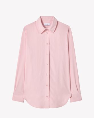 Serena Bute Lightweight Twill Classic Shirt - Pale Pink