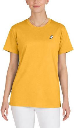 Dalix Womens Ghost Mode Jersey Relaxed Tee in Gold at Nordstrom, Size Xx-Large